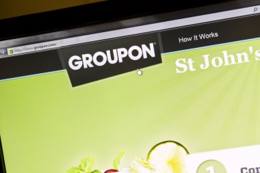 GroupOn Web sitesi