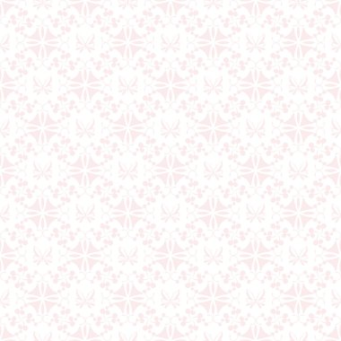 Seamless floral and butterfly pattern