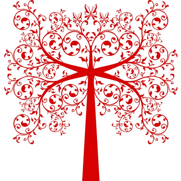 Мистецтво дерево — стоковий вектор