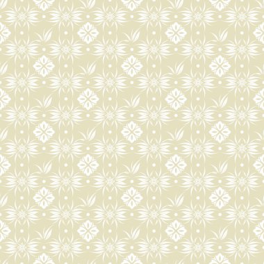 Seamless floral pattern clipart