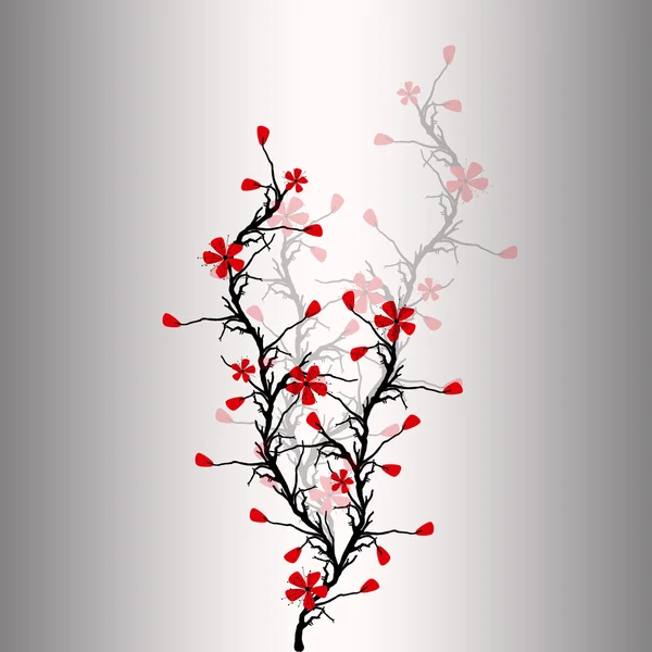 Blossom Cherry — Stock Vector