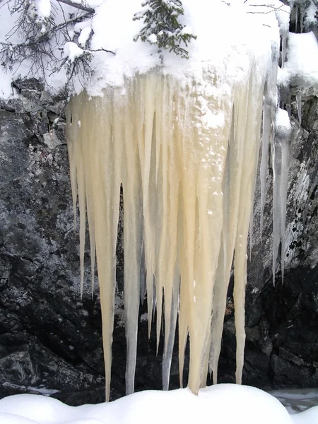 Buz saçakları — Stok fotoğraf