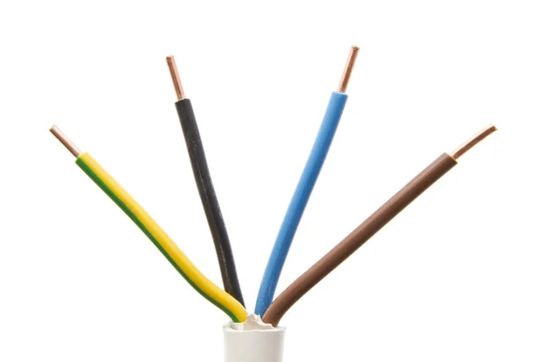 Cable eléctrico colorido —  Fotos de Stock