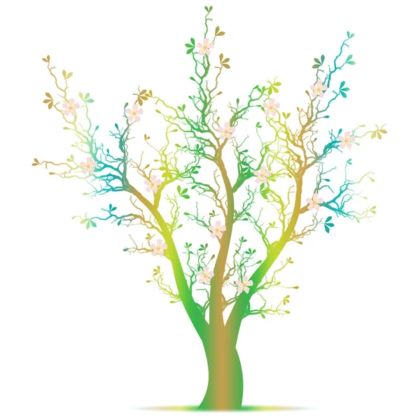 Spring Tree — Stock Vector