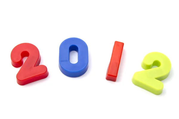 Number magnets " 2012" — Stock Photo, Image