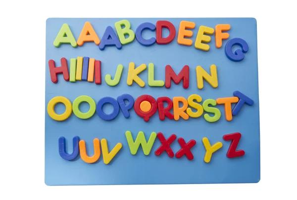 Letter magnets — Stock Photo, Image