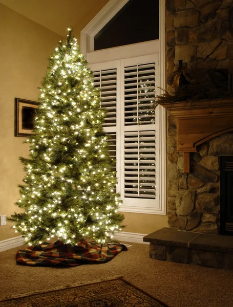 Domu na Boże Narodzenie — Zdjęcie stockowe