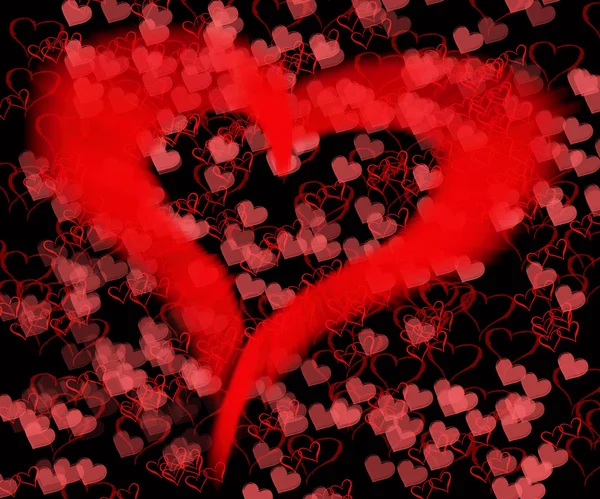 Сердце Валентины — стоковое фото