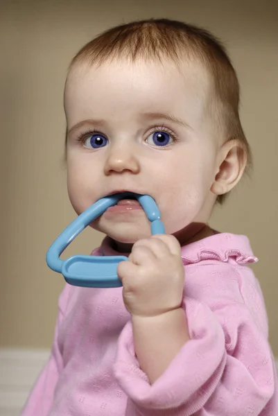 Dentizione del bambino — Foto Stock