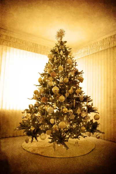 Starožitné vánoční strom — Stock fotografie