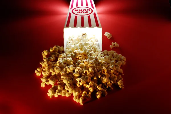 Popcorn al cinema — Foto Stock