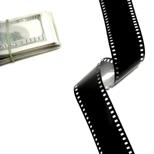 Фильм и деньги — стоковое фото