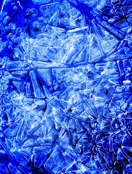 stock image Frozen Blue Ice Crystals