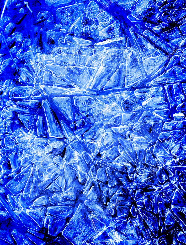 Frozen Blue Ice Crystals — Stock Photo © eric1513 #9647792