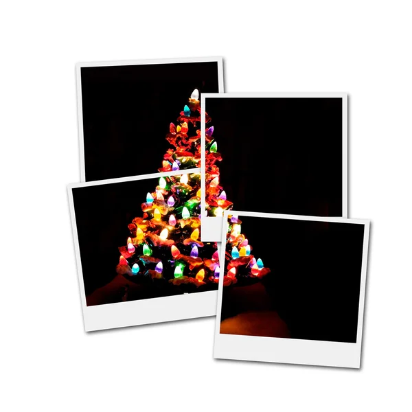 Detalhes do Natal Instant Film Frames — Fotografia de Stock