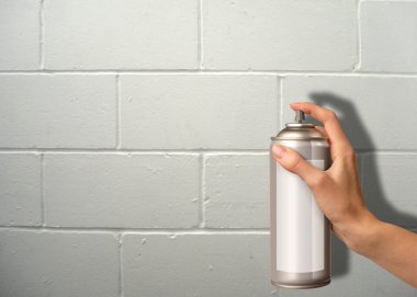 Wall spraying clipart