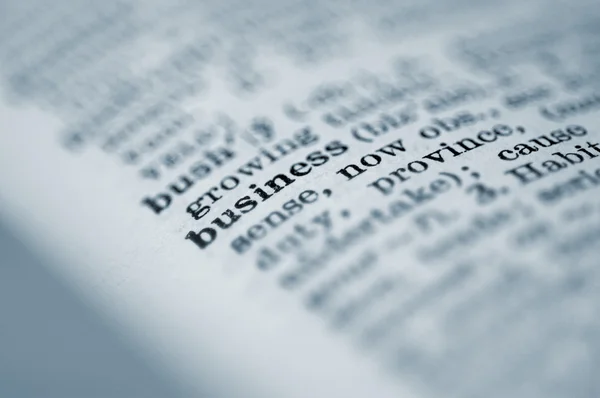 Słownik biznesu — Zdjęcie stockowe