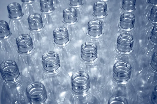 Frascos de plástico vacíos — Foto de Stock