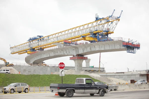 Construcción del puente — Foto de Stock