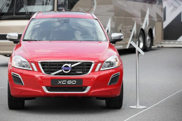 Piros Volvo Xc60 — Stock Fotó