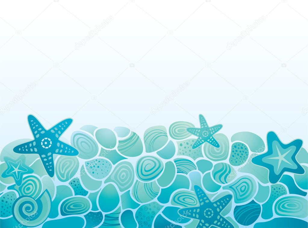 Sea pattern background
