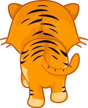 Tiger Back clipart