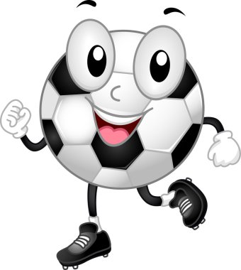 Soccer Ball Mascot clipart