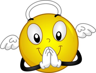 Angelic Smiley clipart