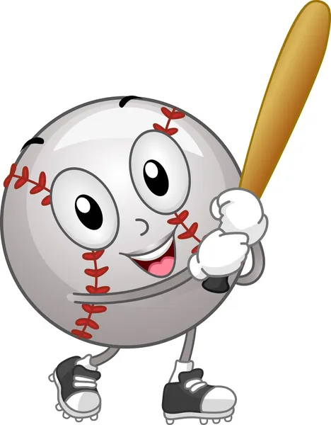 Mascote de beisebol — Fotografia de Stock