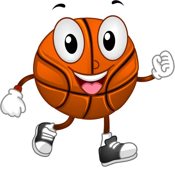 Basketbalové maskot — Stock fotografie