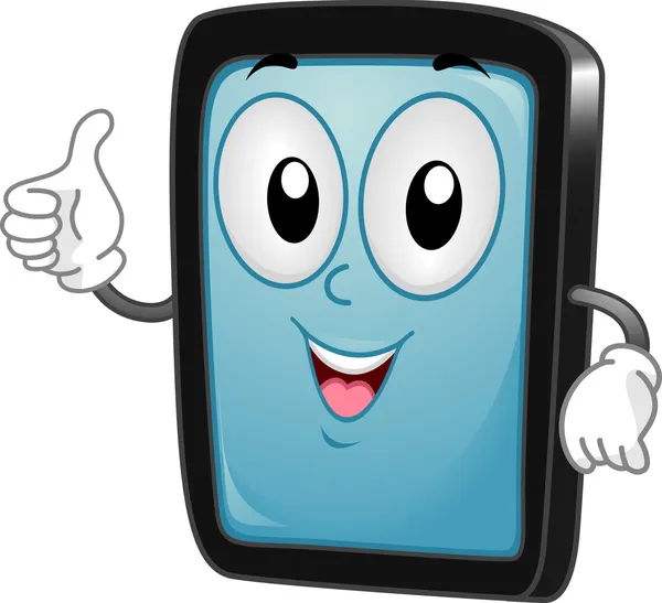 Tableta PC Mascota —  Fotos de Stock