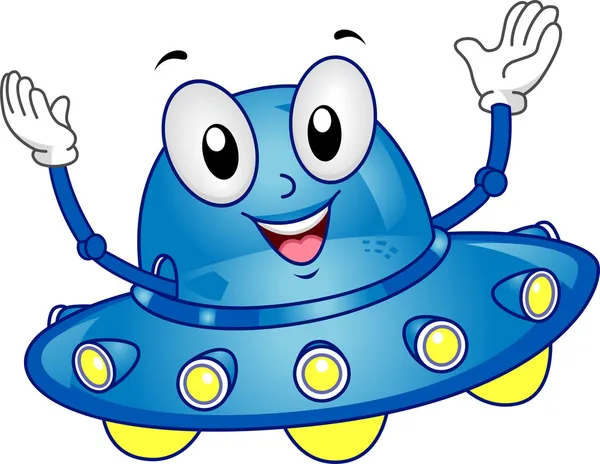 Spaceship Mascot — Stock Photo, Image