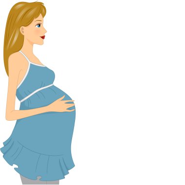 Pregnant Girl clipart