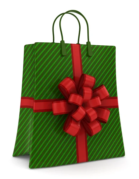 Weihnachts-Einkaufstasche — Stockfoto