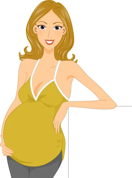 Chica embarazada —  Fotos de Stock