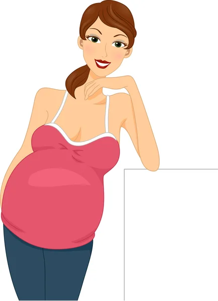 Zwanger meisje — Stockfoto