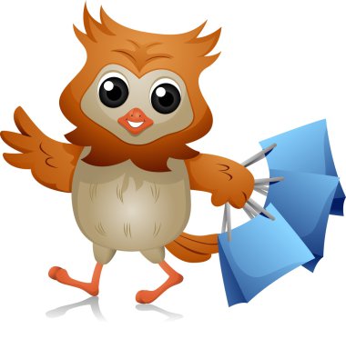 Shopper Owl clipart