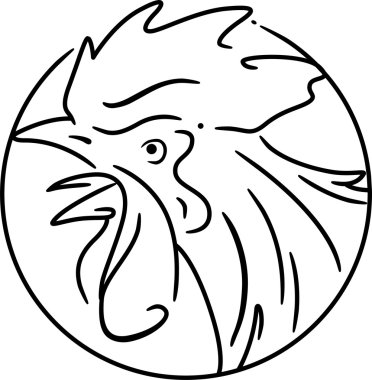 Year of the Rooster clipart