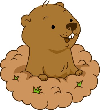 Groundhog Day clipart