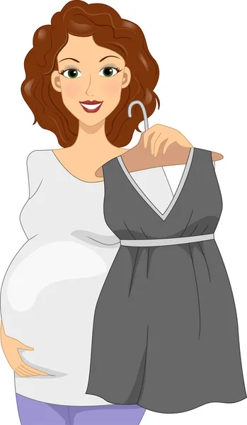 Платье для беременных — стоковое фото