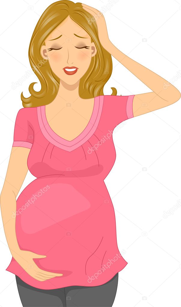 Pregnancy Headache Stock Photo by ©lenmdp 8585577