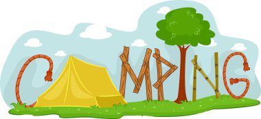 Camping clipart