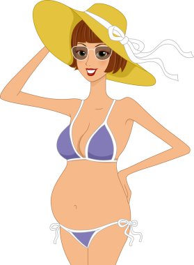 Pregnant Girl clipart