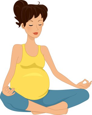 Pregnancy Meditation clipart