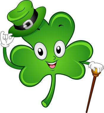 Shamrock Mascot clipart