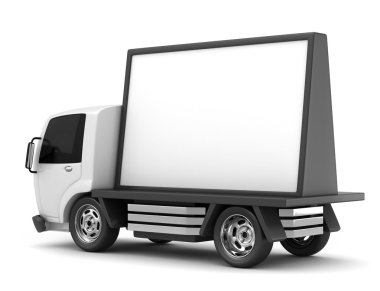 Mobile Billboard clipart