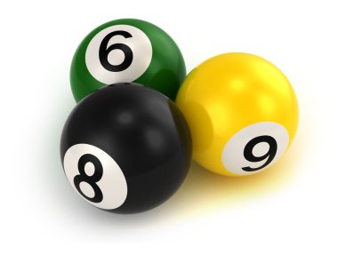 Billiard Balls clipart