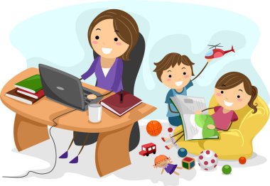 Working Mom clipart