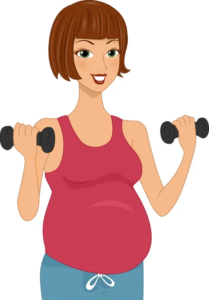 Pregnancy Workout — Stock Photo, Image
