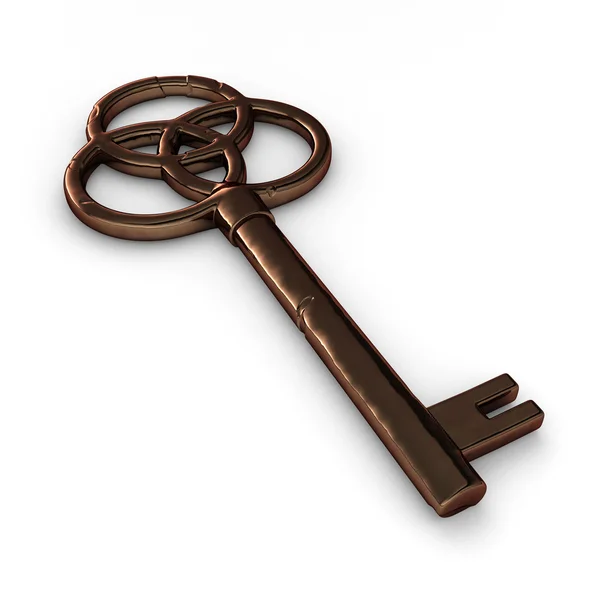 Античный ключ — стоковое фото